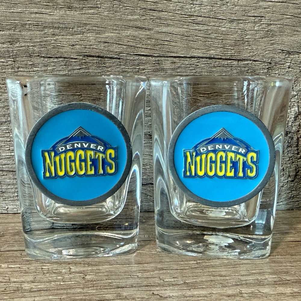 DENVER NUGGETS Shot Glasses (2)